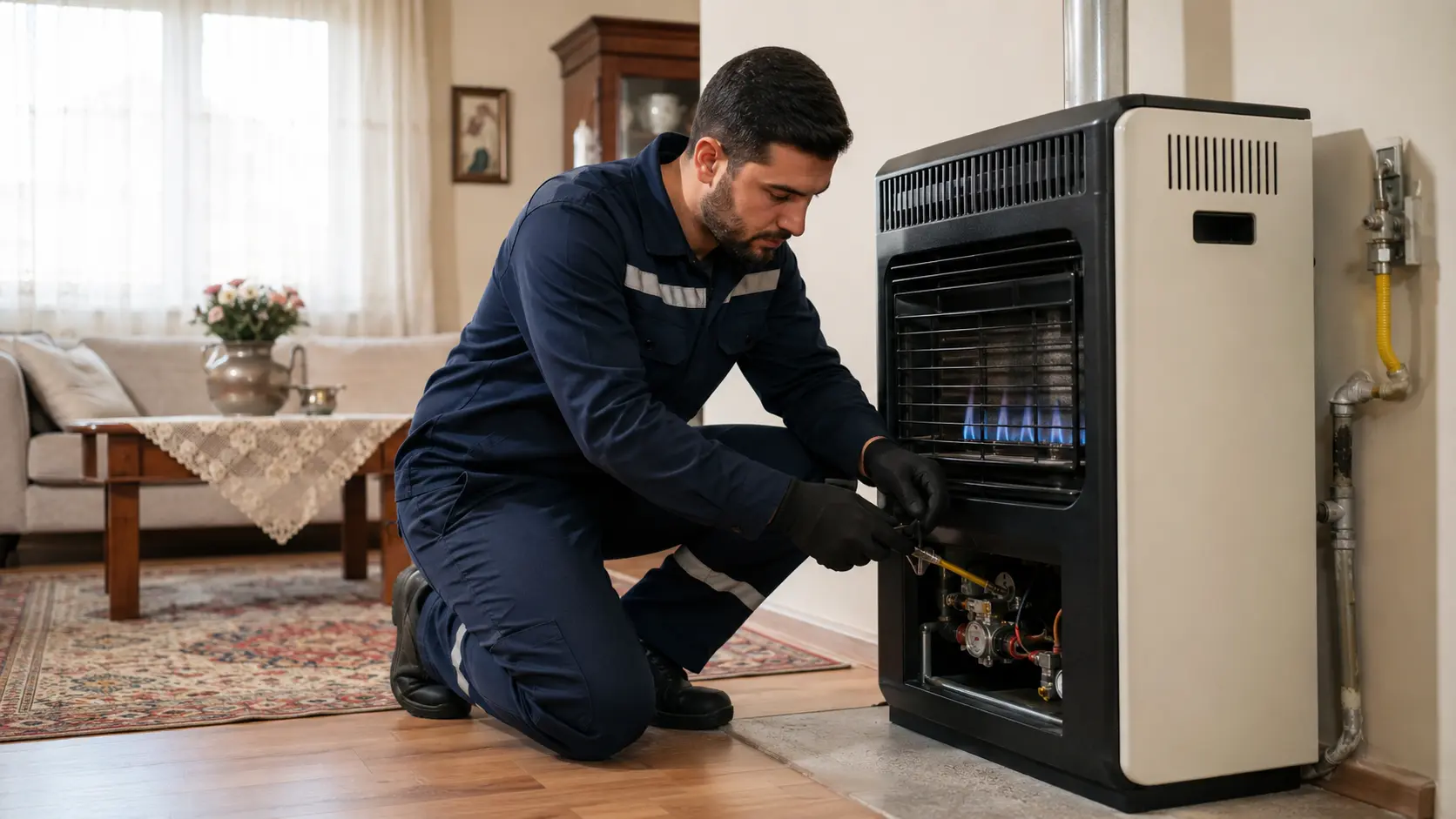 Ataşehir doğalgaz sobası servisi